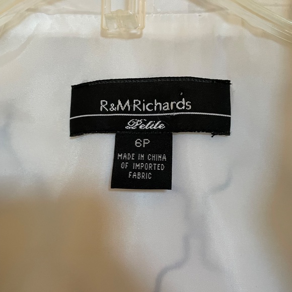 White/black dressy blouse w/cami - Picture 3 of 5